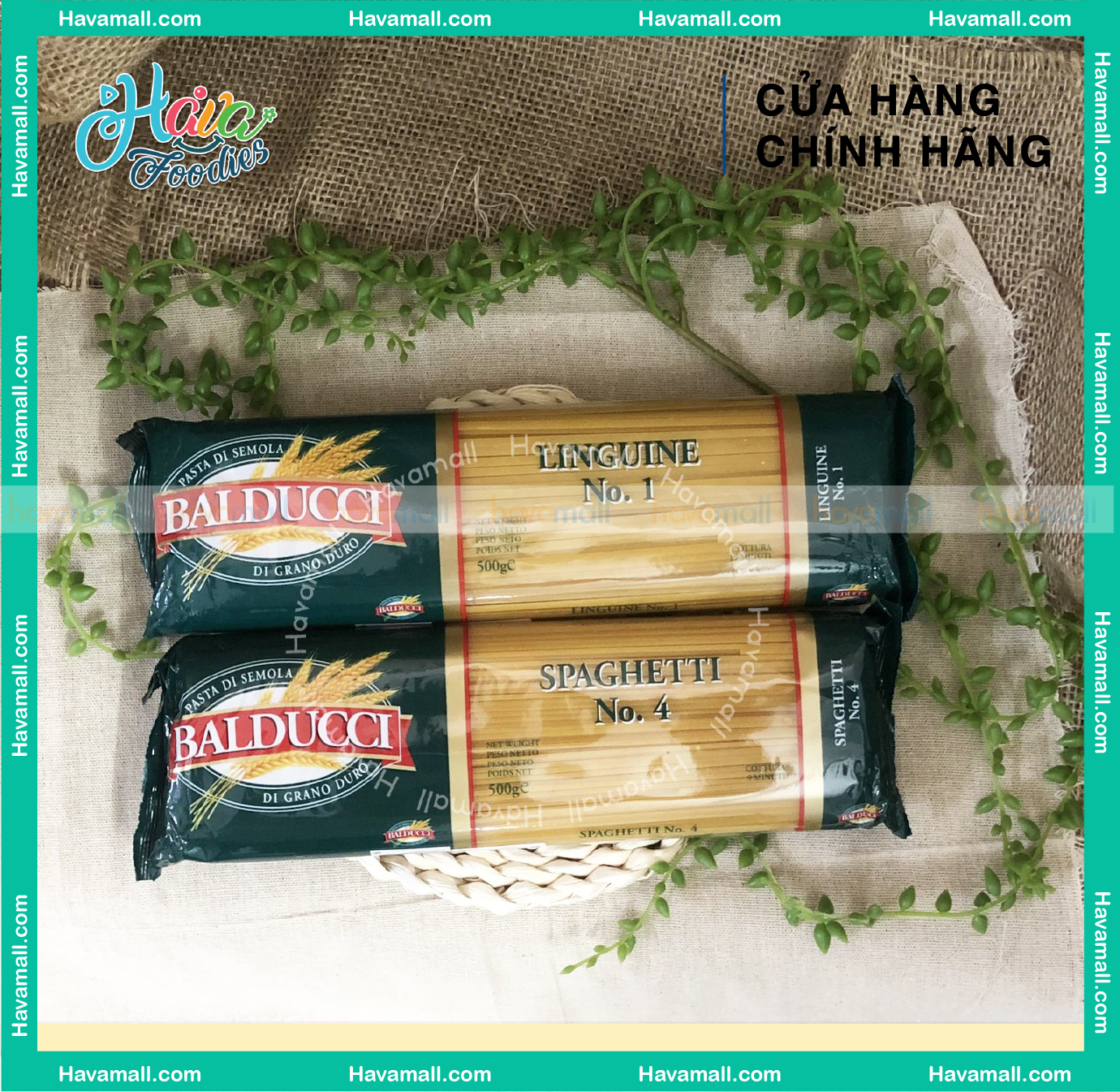[HCM]Mì Ý Linguine Balducci Số 4 500G (Sợi Tròn)