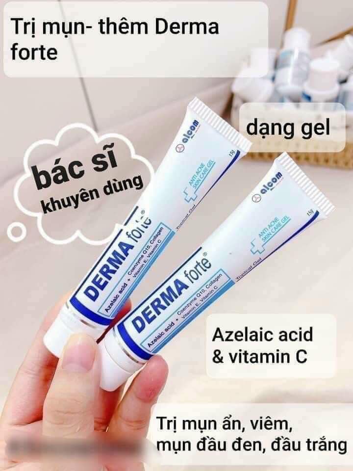 ❤Kem trị mụn DERMA forte  trị mụn trị thâm siêu đỉnh ❤️❤️