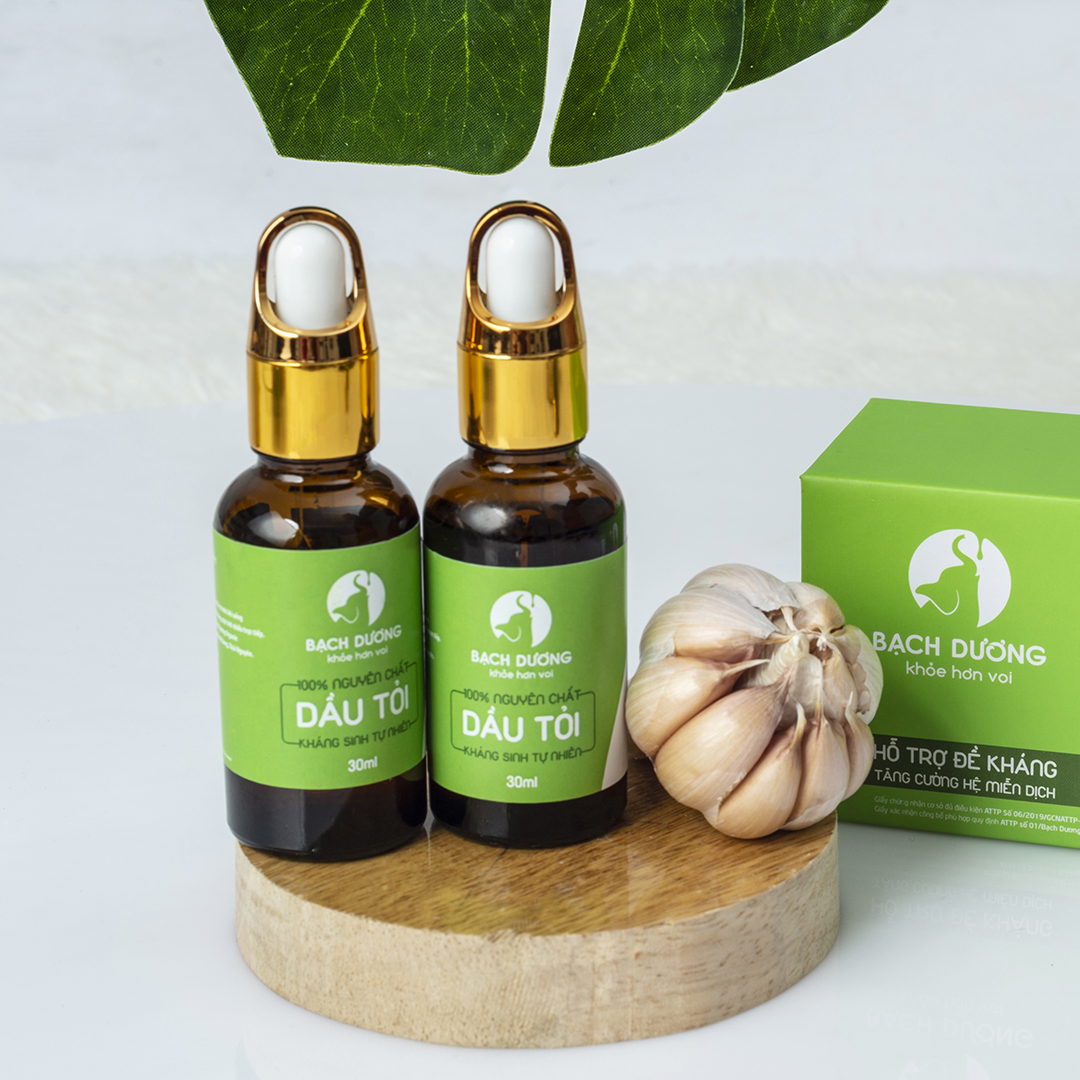 Dầu tỏi Bạch Dương - Lọ 30ml