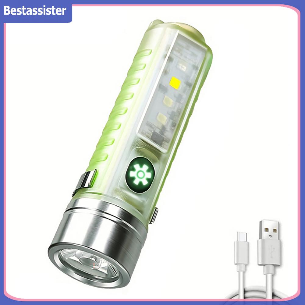 LED Flashlight Searchlight Multifunctional Service Work Light USB