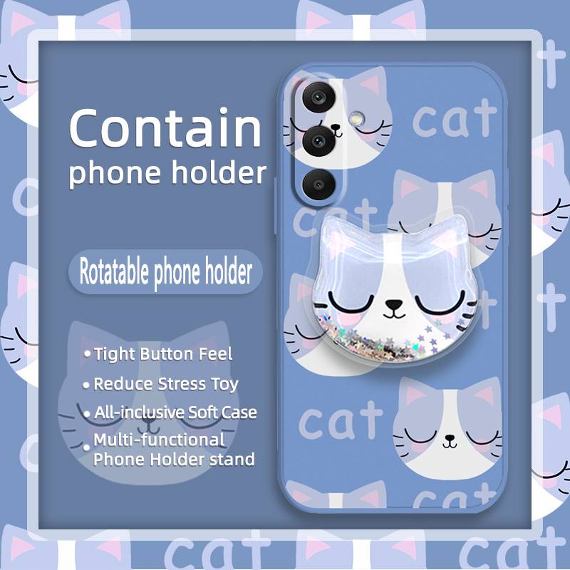 colorful%20TPU%20Phone%20Case%20For%20Samsung%20Galaxy%20A16%205G/SM-166P/E%20Silicone%20Kickstand%20Durable%20Waterproof%20Anti-knock%20Simplicity%20-%20Image%204