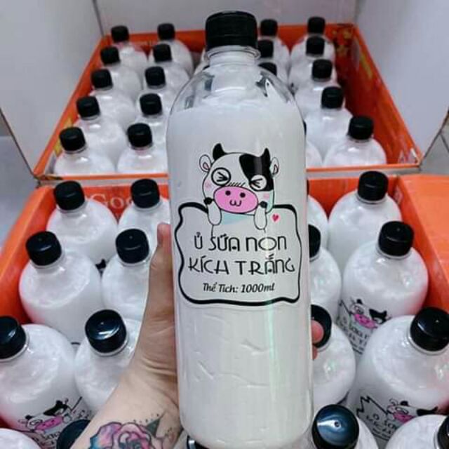 ủ sữa non dưỡng kích trắng loại lớn 1000ml
