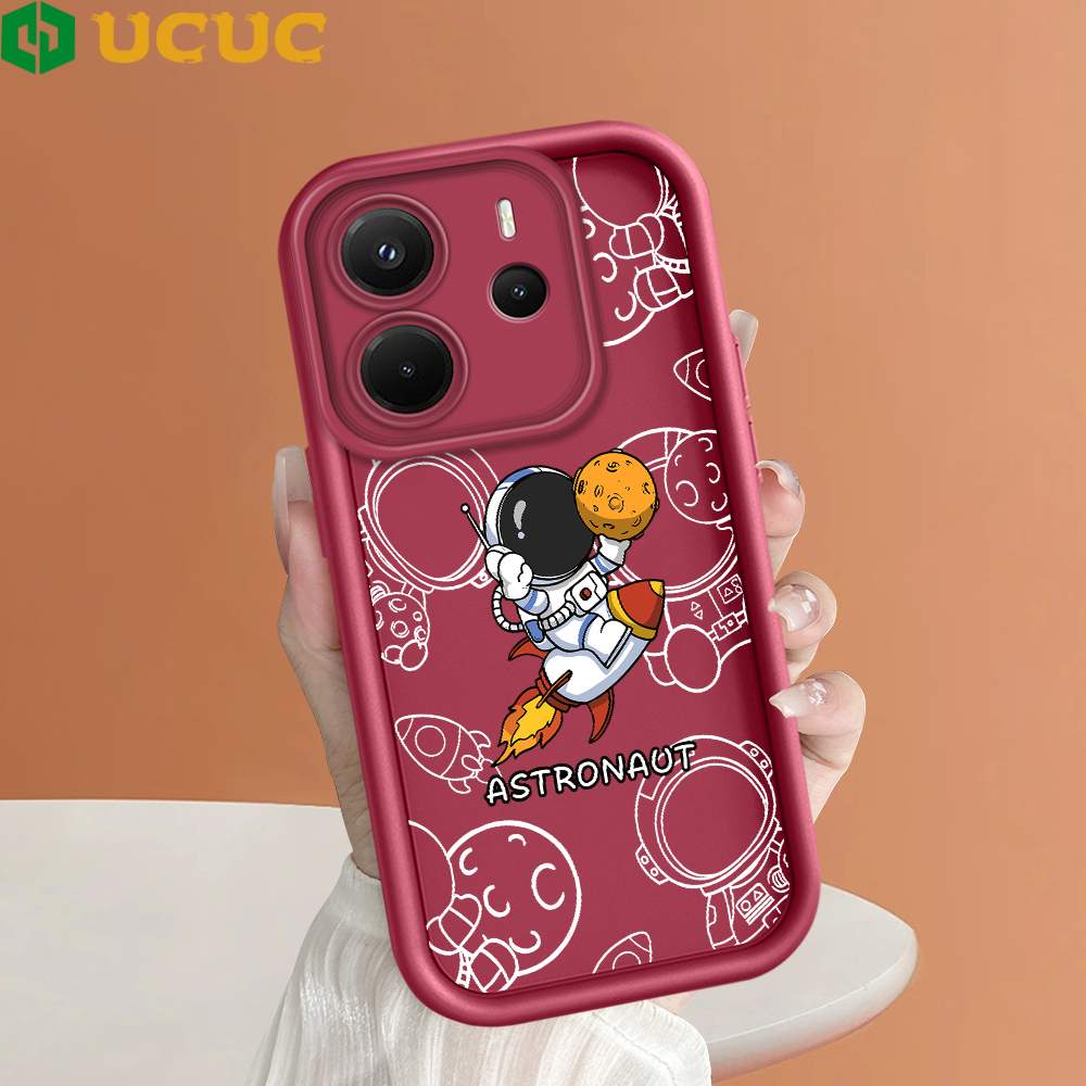 UCUC%20for%20Redmi%20Note%2014%204G%205G/Note%2014%20Pro+%205G/Turbo%204%20Poco%20X7%20Pro%20Back%20Cover%20Wandering%20Space%20Soft%20Silicone%20Square%20Ladder%20Phone%20Case%20-%20Image%202