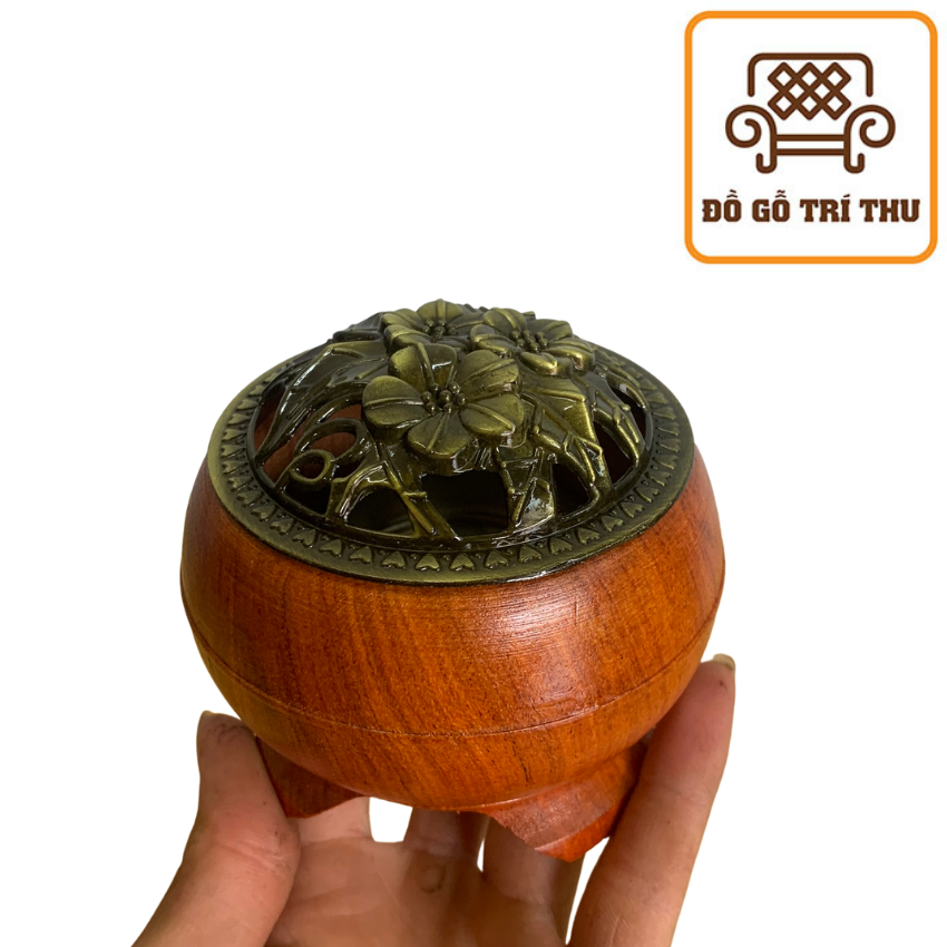 Lư gỗ Hương xông đốt trầm sang trọng