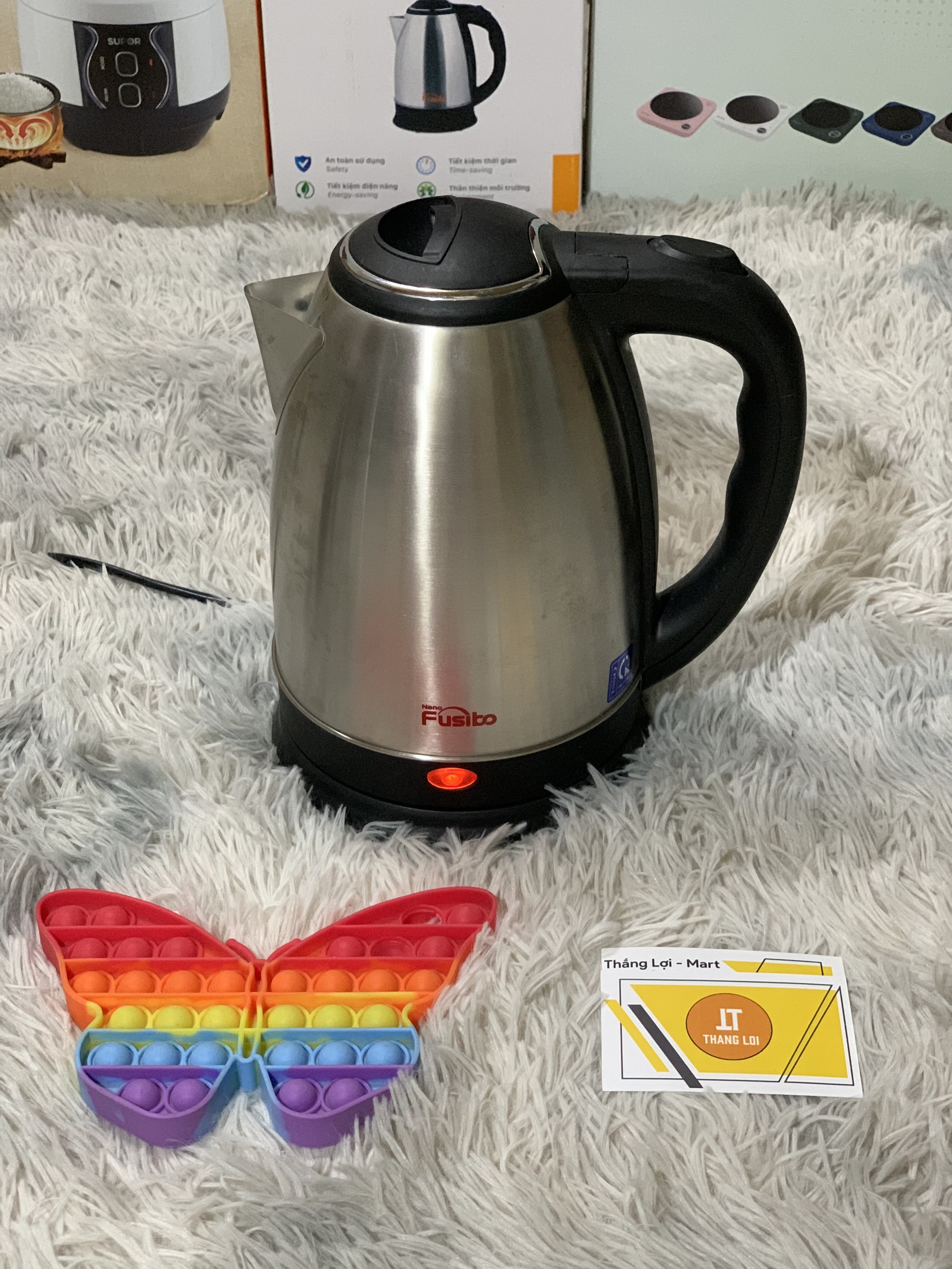 kettle super speed fusibo fs-st18a-warm super speed, 8L stainless steel
