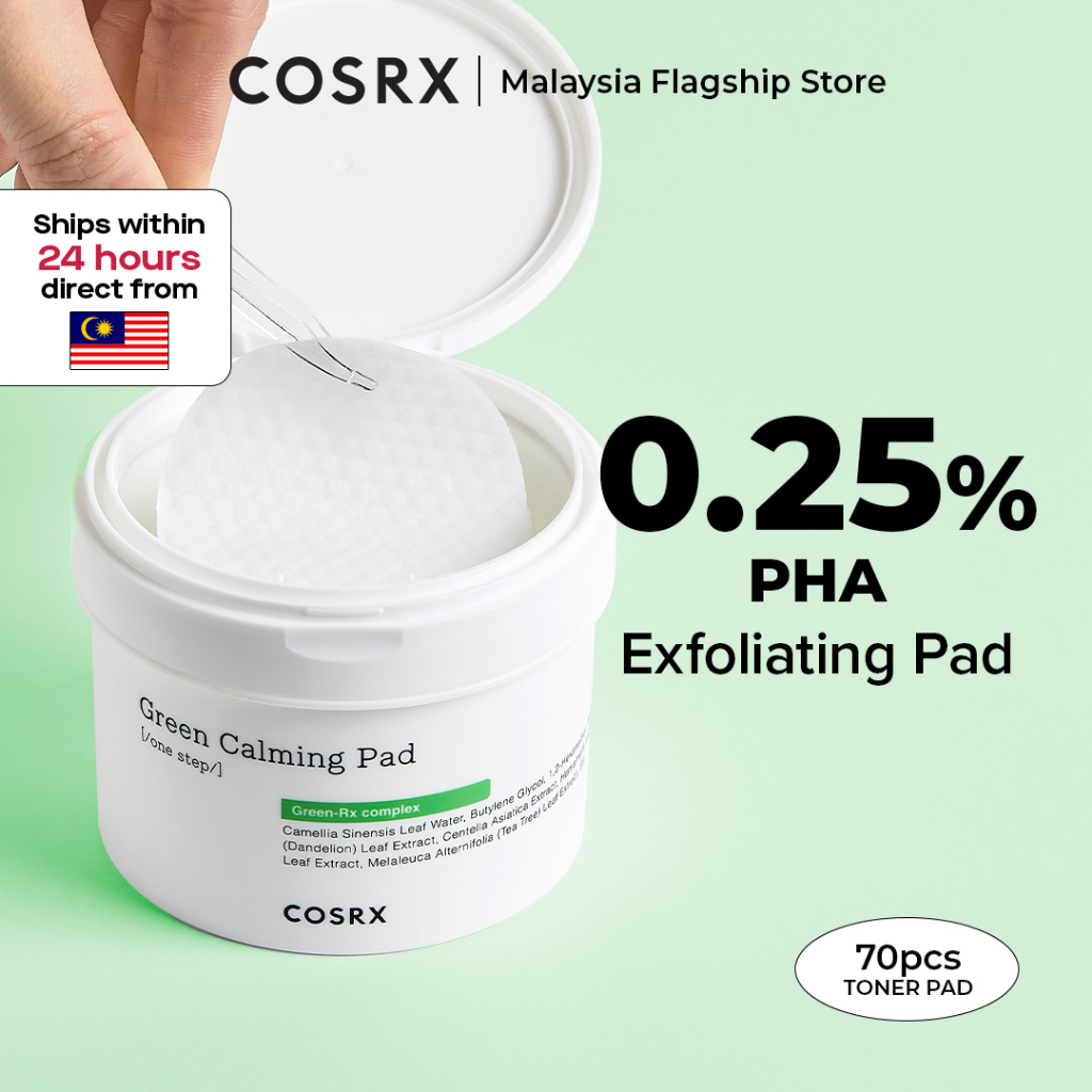 COSRX One Step Green Hero Calming Pad 70 Pads♬ Lazada