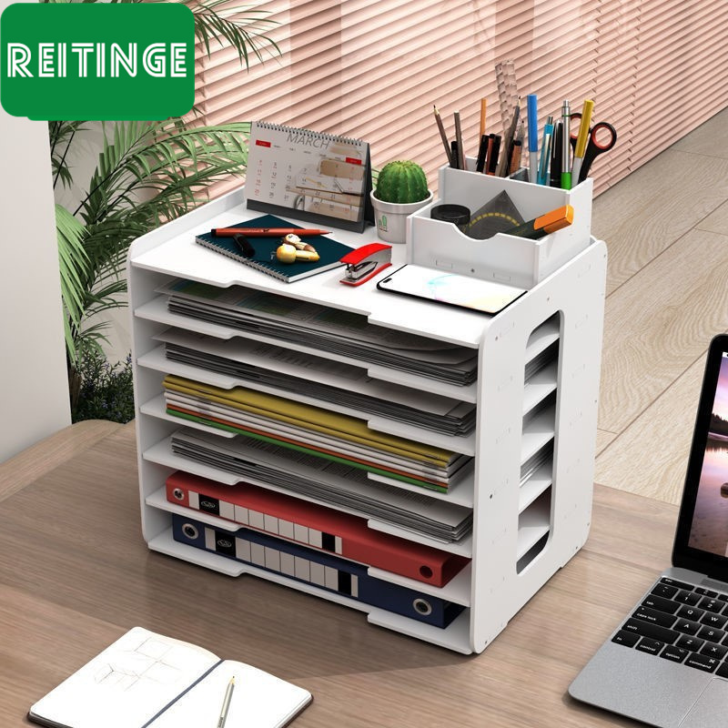 REITINGE  Kệ Đựng Hồ Sơ Giá Nhiều Tầng Giá Đựng Hồ Sơ Để Bàn Giá Đựng Dữ Liệu A4 Giá Đựng Hồ Sơ Nhiều Tầng