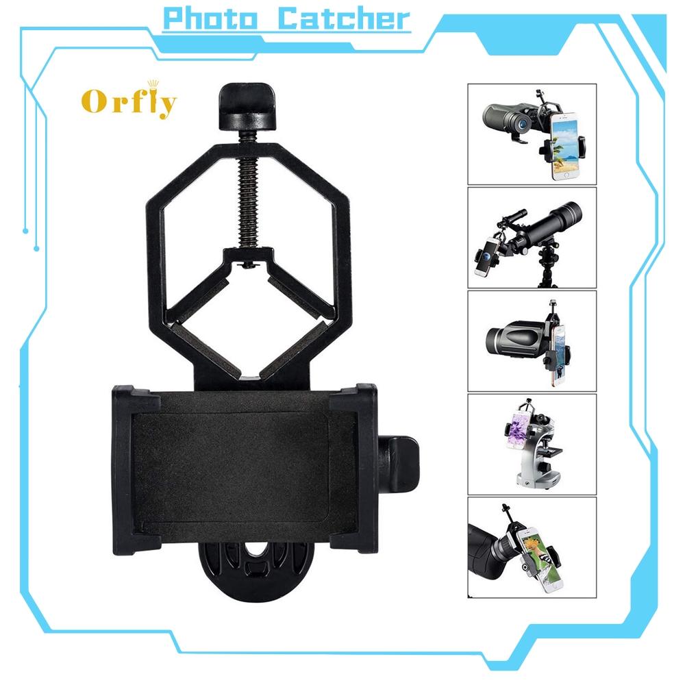 【HOT】 Mobile Phone Holder Clamp Spotting Scope Cellphone Adapter Mount.