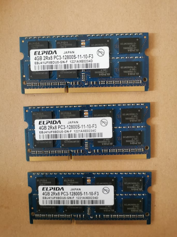 RAM DDR3 Laptop 4GB 1600Mhz (PC3 12800 SODIMM 1.5V)