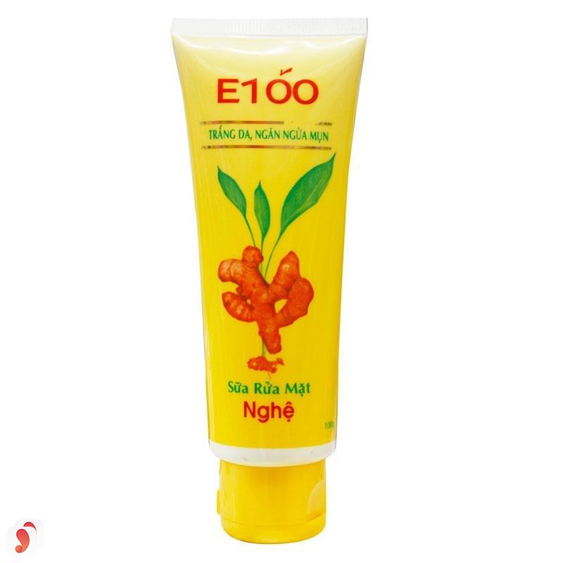 Sữa rửa mặt nghệ E100 tuýp 100g