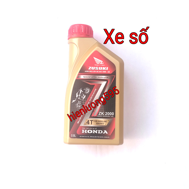 Dầu nhớt xe máy 800ml (Xe số, xe ga)
