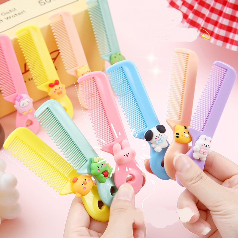 Lược chải tóc mini đính charm thú cưng dễ thương Bag U LUOCCHARM06