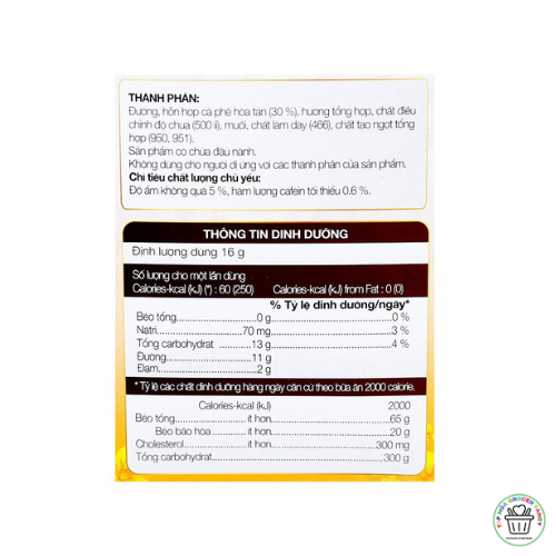 [DATE 2024] Café Phố hòa tan đen đá – combo 5 gói 16g