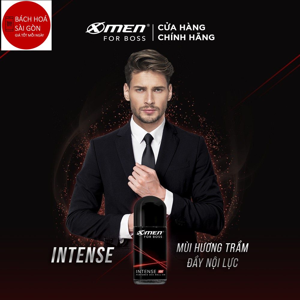 XMEN Lăn khử mùi X-Men for Boss 40ml (Hàng Khuyến Mãi)