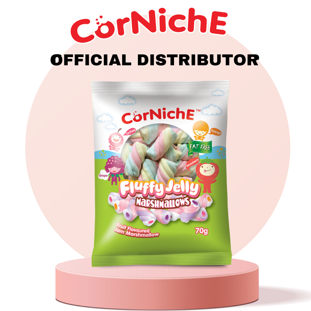 Kẹo marshmallows nhập khẩu xoắn 70g