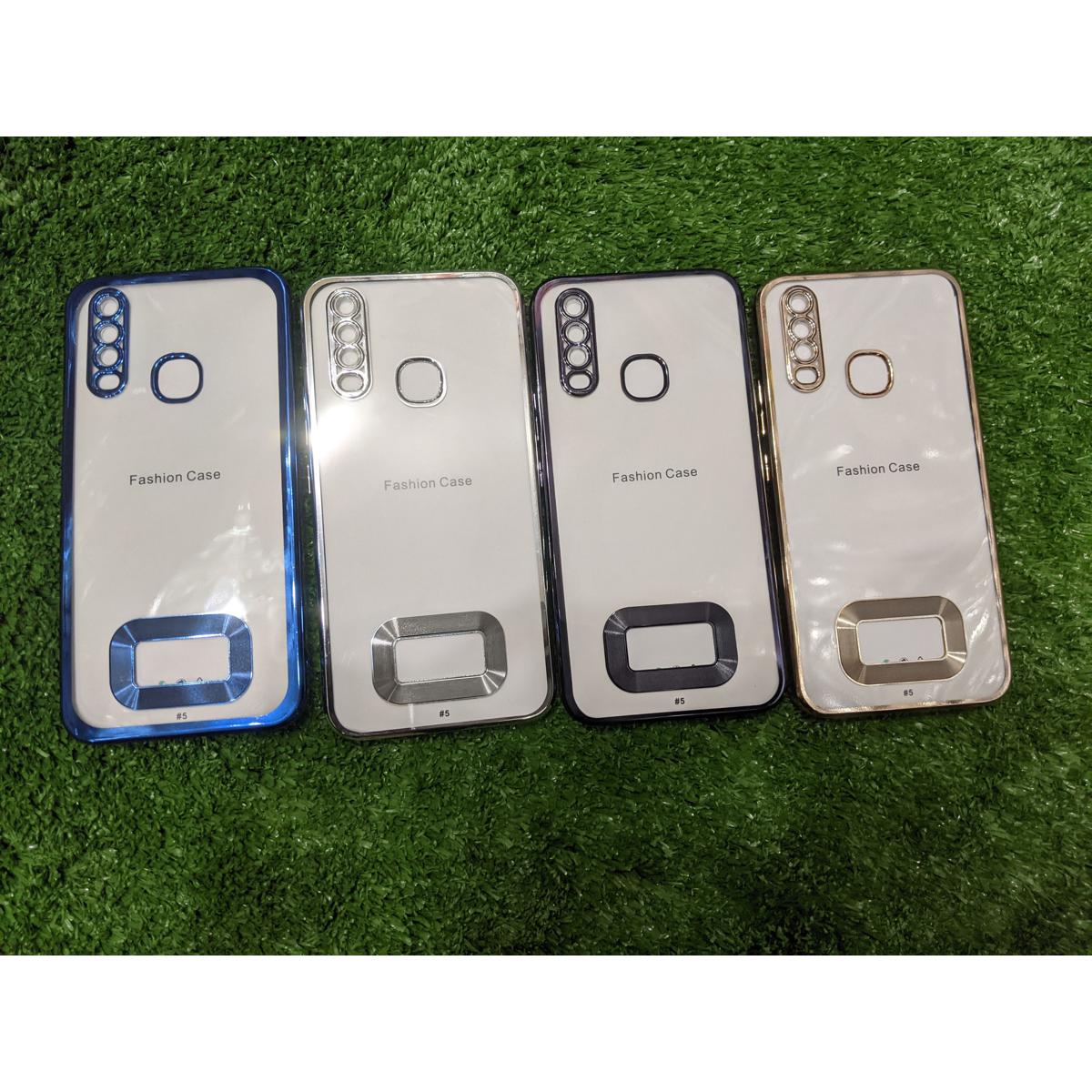 Vivo_ Y12 Back Cover 6D Plating Soft Case with Camera Lens