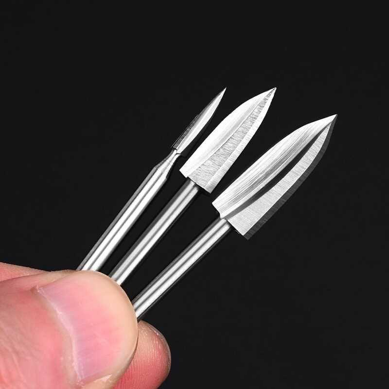 mũi lũa gỗ điêu khắc, chạm trổ khắc tỉa cốt 3mm