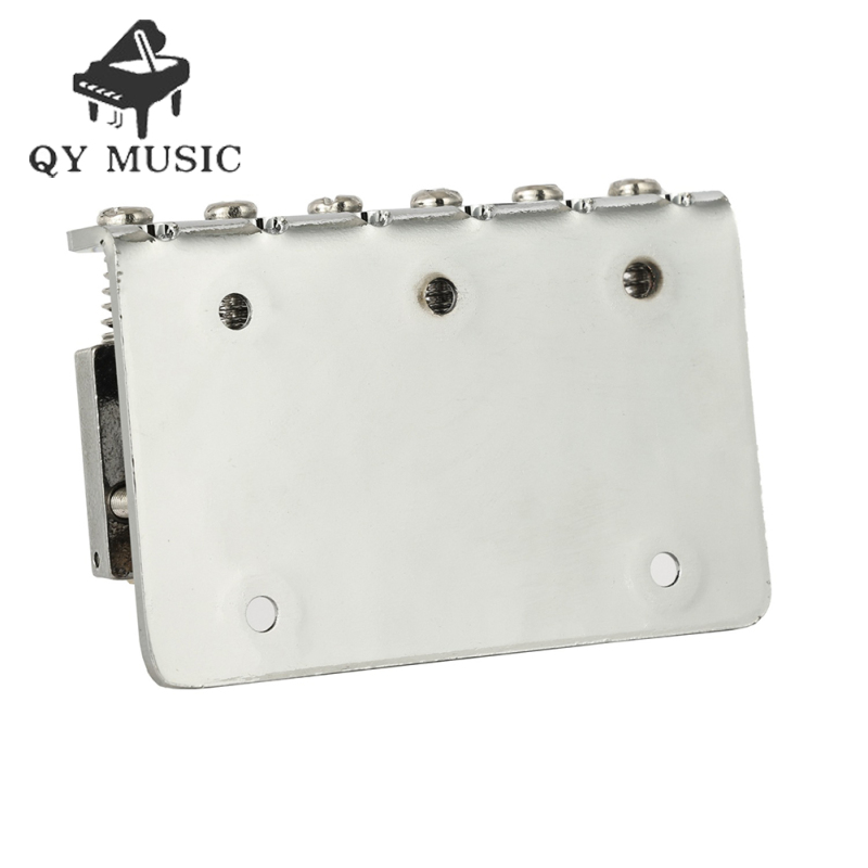 6-string 65mm Electric Guitar Hardtail Fixed Bridge Ball String Code Tail Pipe Top-load Bridge Compatible For Strat Tele