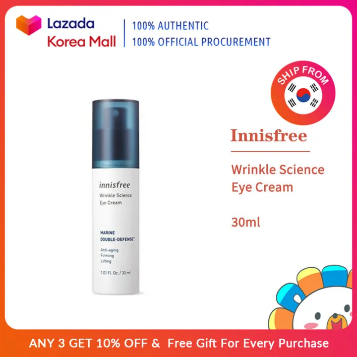 innisfree wrinkle science eye cream 30ml