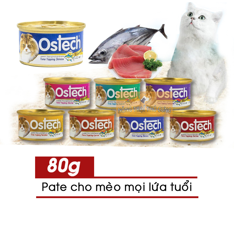 Pate Lon Ostech Gourmet Cho Mèo Mọi Lứa Tuổi - [Nông Trại Thú Cưng]
