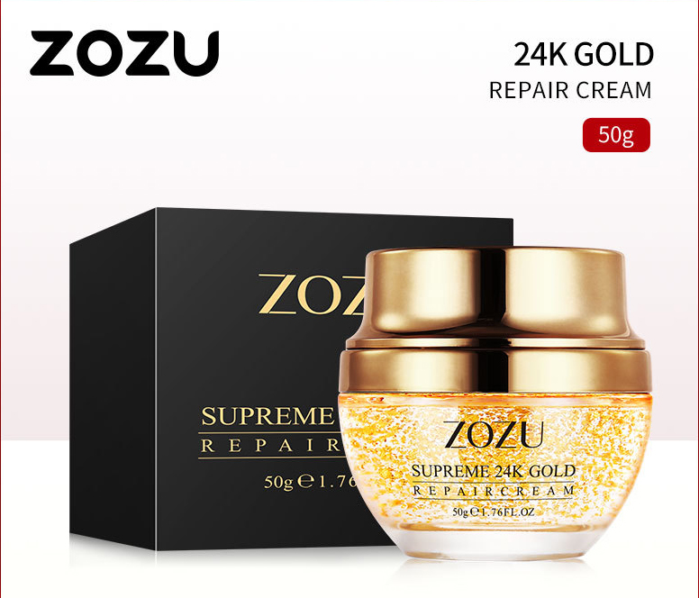ZOZU serum wajah 24K Gold Essence Cream Original 50g - 24K Cream 50g ...