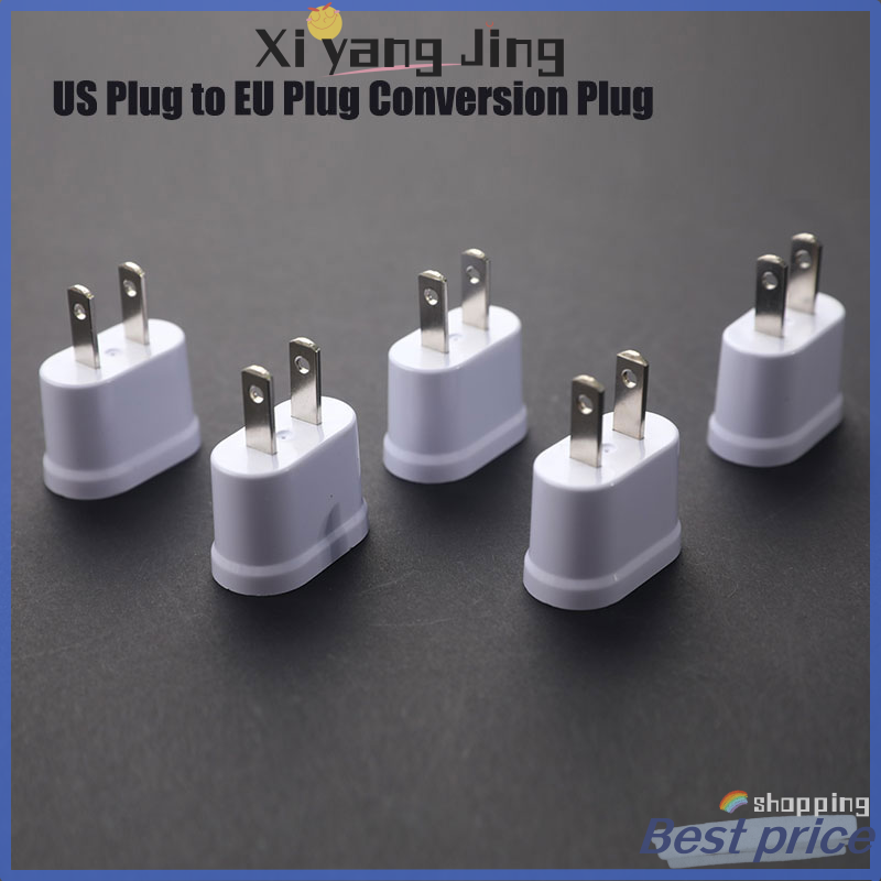 XYJ Flash Sale Home US Plug to EU Plug Round And Flat Dual-Purpose Conversion Plug Converter Socket
