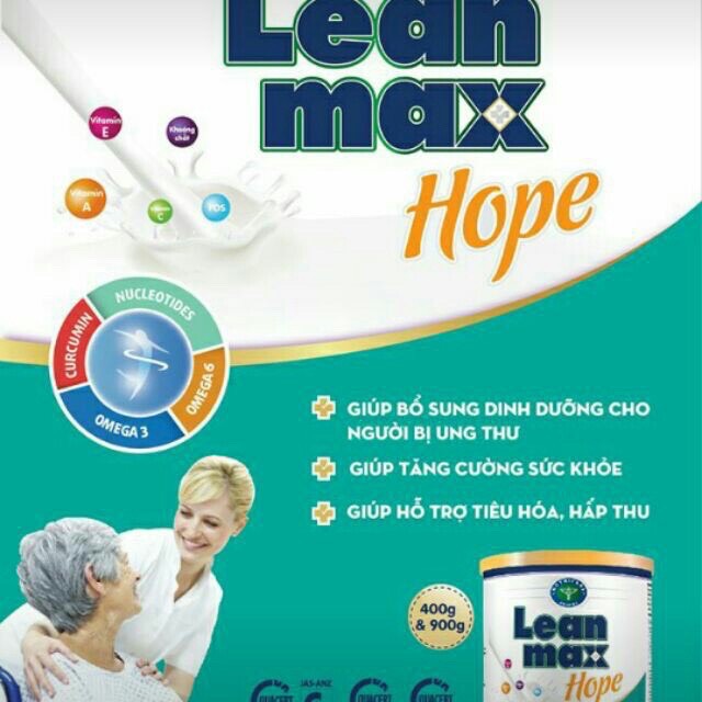 Sữa LEAN MAX HOPE_400gr_Dành cho người ung thư