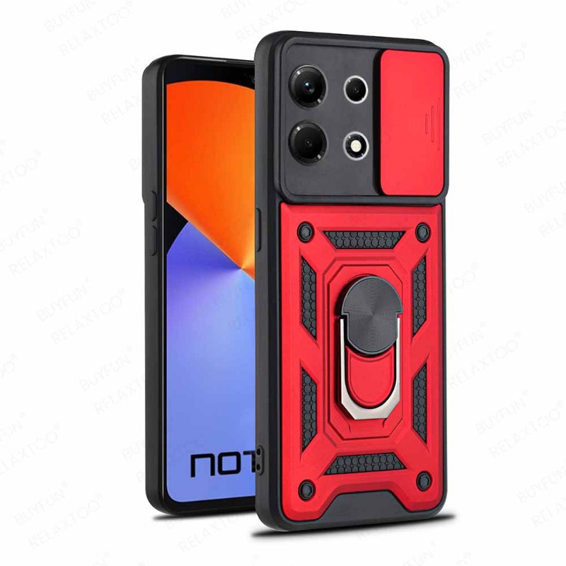 Armor phone case for infinix note 40 30 pro plus proplus pro+ vip 40pro+ 30vip 30pro note30 note40 4g 5g 2023 2024 casing shockproof ring stand holder full protect soft edge anti fall back cover