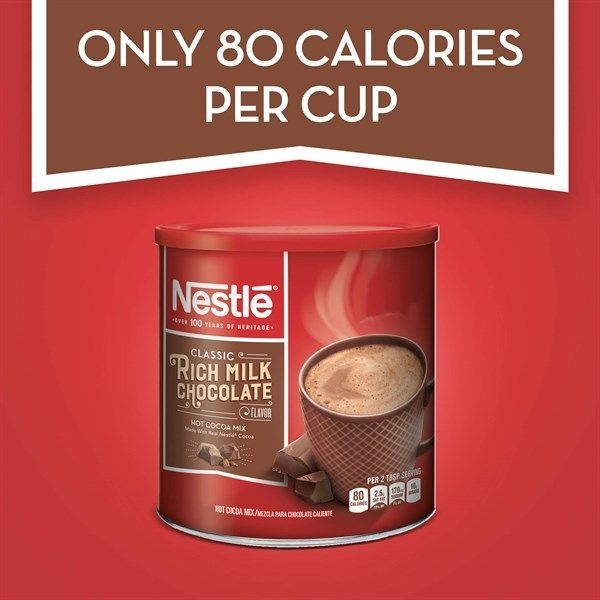 Combo 2 lon bột cacao Nestle Hot Choco Mix 787.8g