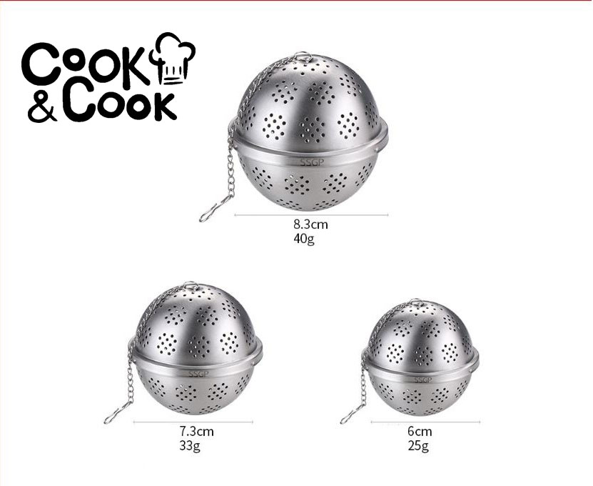Dụng Cụ Lọc Trà Thả Ấm Inox 304