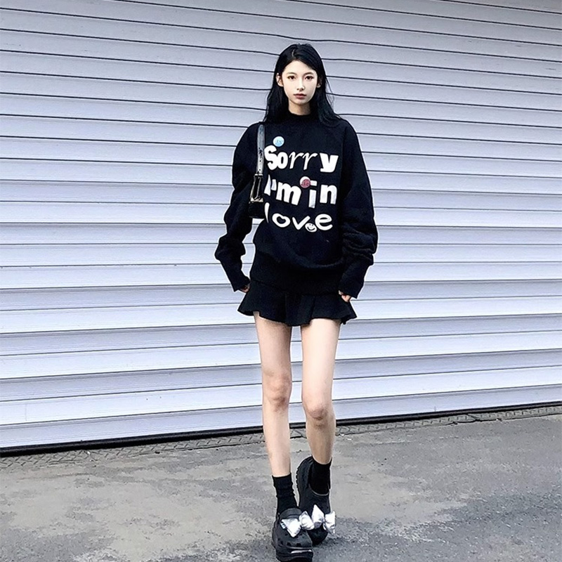 JOYNCLEON women's sweatshirt women's round neck sweatshirt