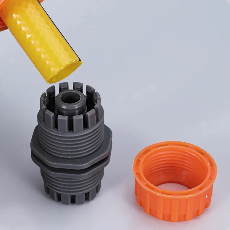 Garden Watering Hose Plastic Quick Connector 1/2" 3/4'' 1'' Double Male Coupling Joint Adapter Extender Set For Pipe AITENG. 