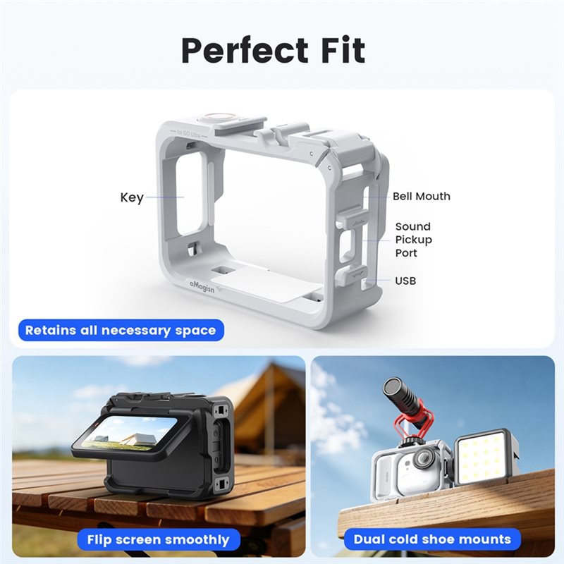 AMAGISN%20Plastic%20Camera%20Rabbit%20Cage%20Expansion%20Frame%20Protective%20Shell%20Cage%20for%20Insta360%20Go%20Ultra%20Camera%20Protection%20-%20Image%204
