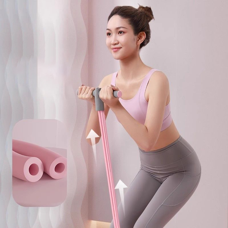 【CAMPOUT】Multi-functional pedal puller, sit-up aid, home slimming belly yoga pedal pull, rope
