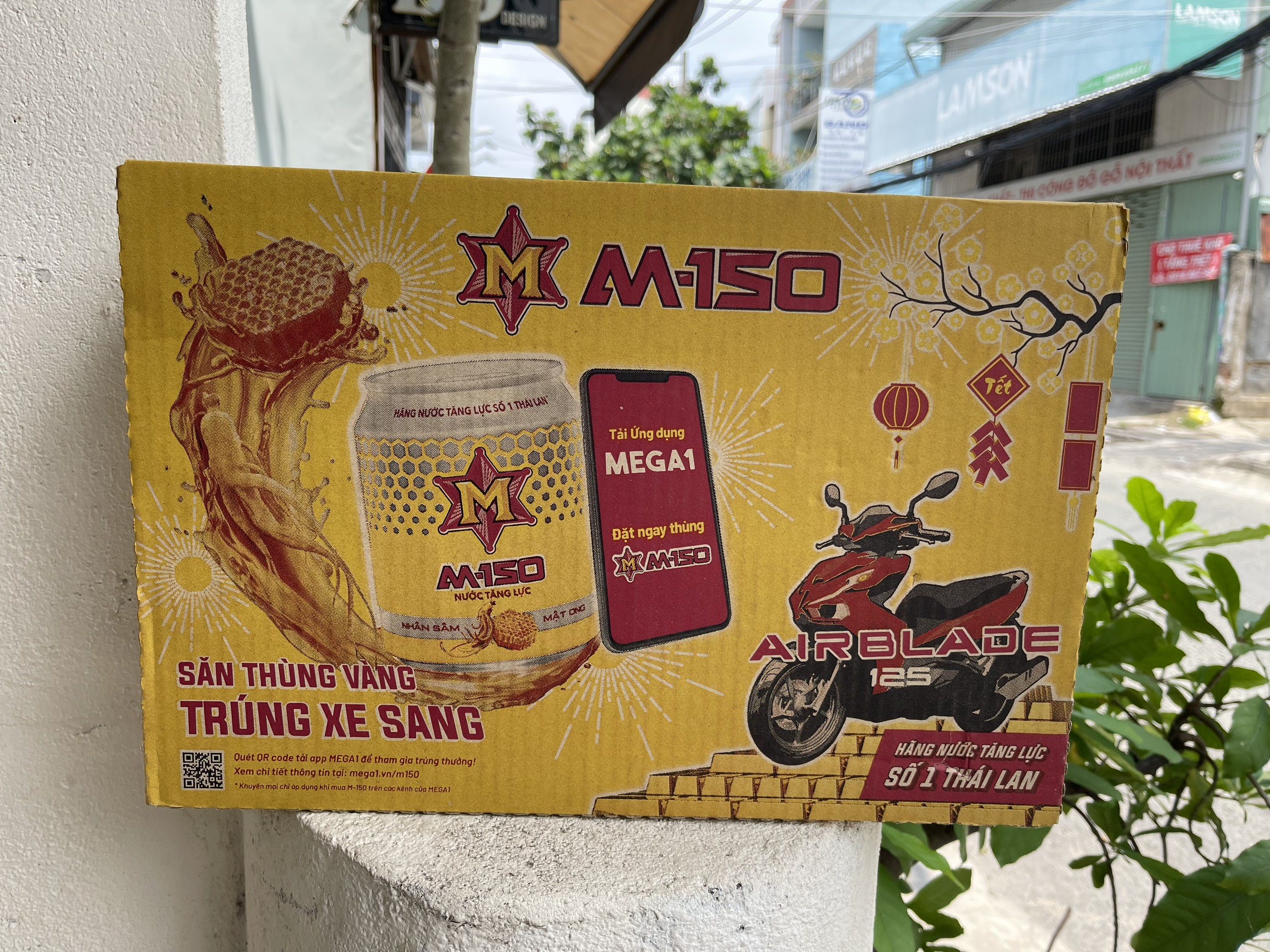 THÙNG 24 lon NƯỚC TĂNG LỰC M-150 250ML