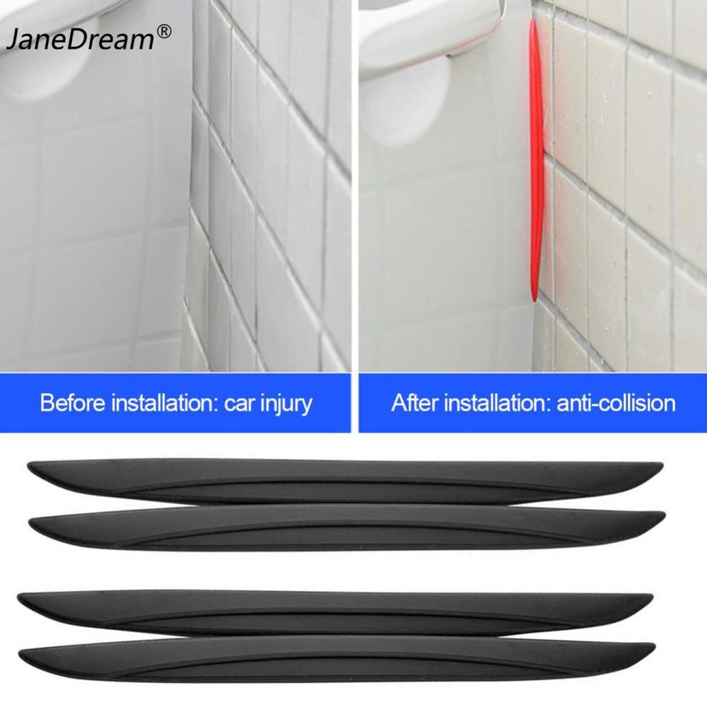 JaneDream 4Pcs Universal Car Door Edge Scrape Guard Bumper Guards Protector Rearview Mirror Protection Sticker Protective Strip BYD ATTO 3