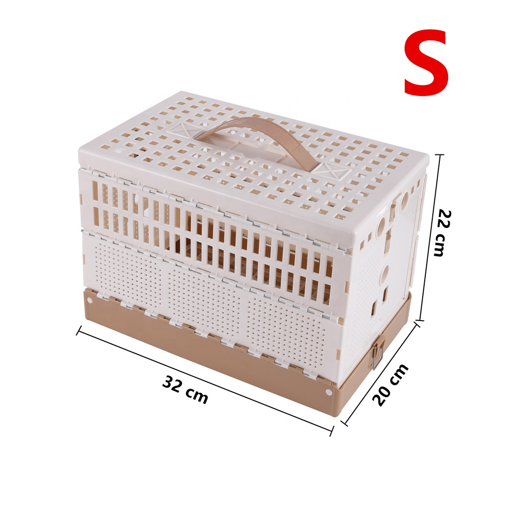 【COD】 Pigeon Training Box Foldable Box Cage Portable Pigeon Cage for