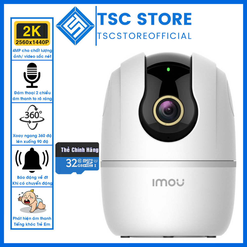 Camera IP WIFI IMOU 4MP A42 & 2MP A22 | Indoor Camera 360° | TSC STORE - tscstoreofficial
