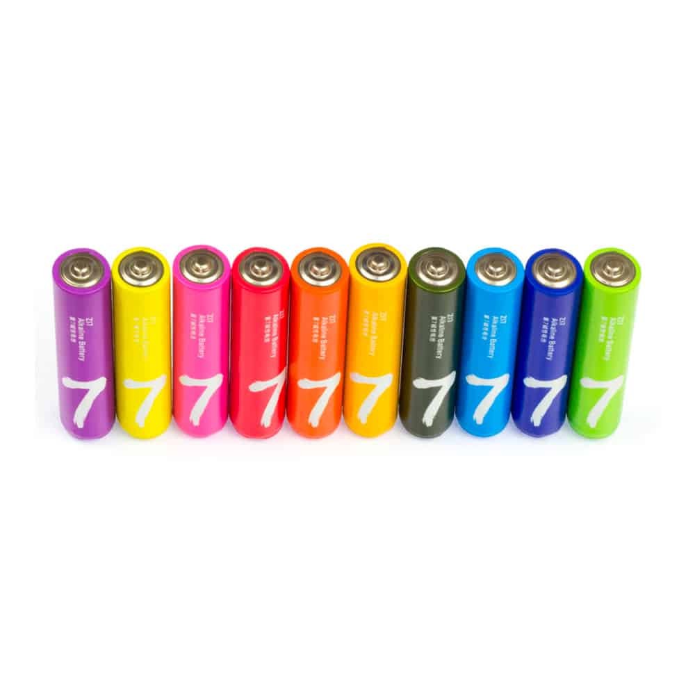 Pin Xiaomi Rainbow 5 (AA) và 7 (AAA) vỉ 10 viên