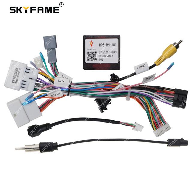 SKYFAME Car Wiring Harness Adapter Canbus Box Deceoder For Renault ...