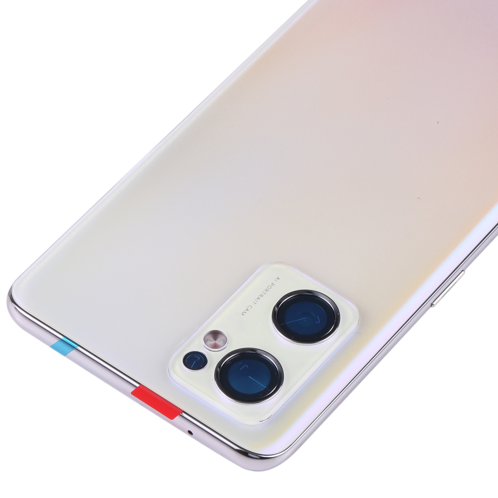 For OPPO Reno7 SE 5G/Find X5 Lite PFCM00 CPH2371 Back Cover with Middle Frame (Gold)(As You Like it)