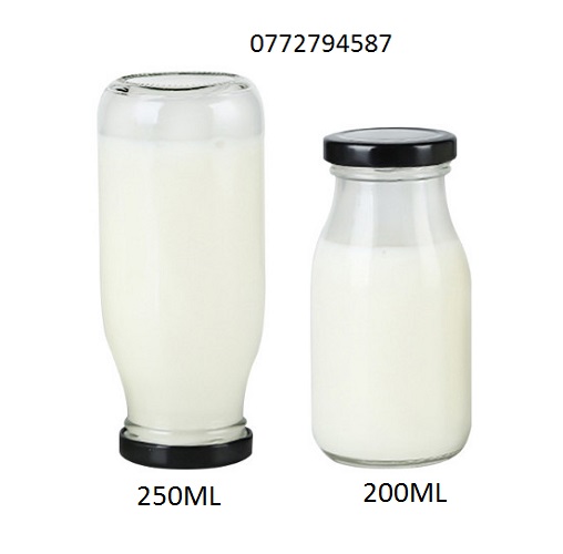 Chai thủy tinh đựng sữa hạt 200ml - 8 chai