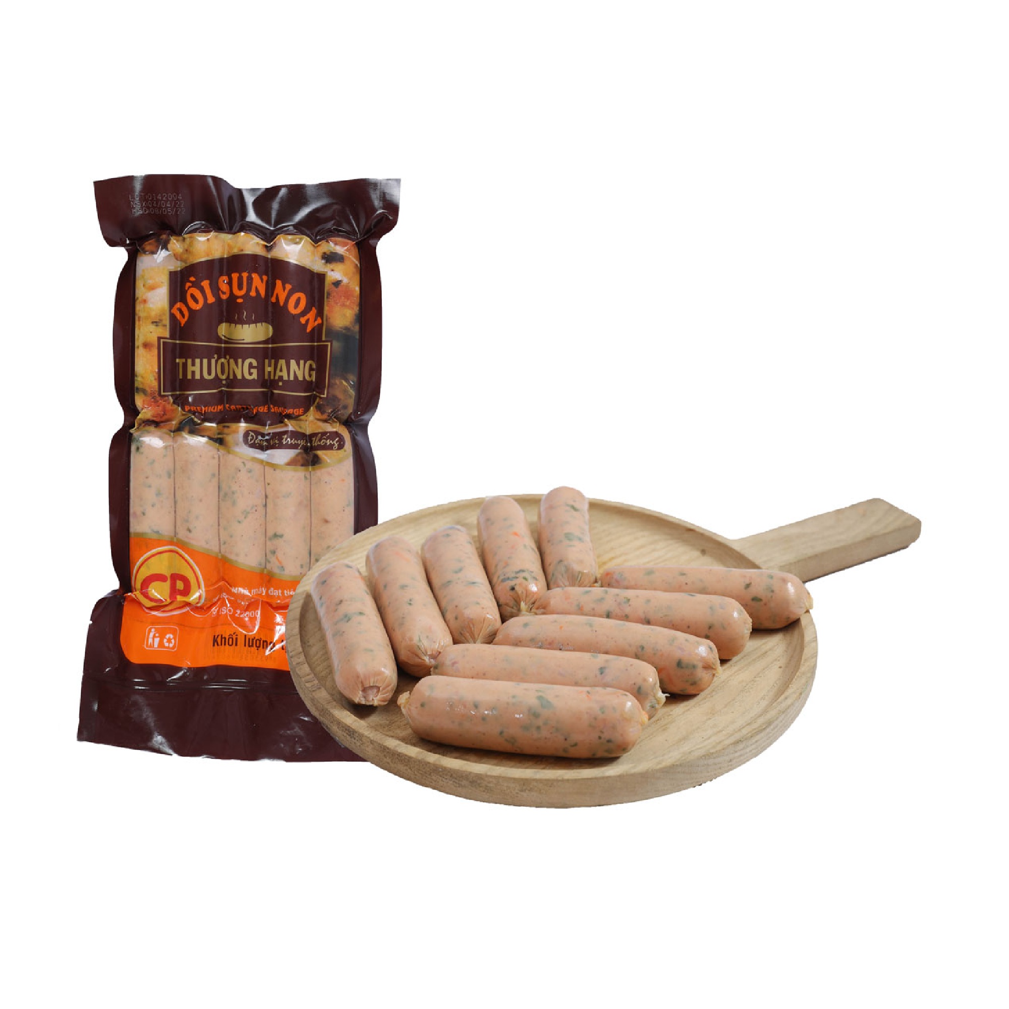 Dồi sụn non thượng hạng - làm từ thịt tươi cp