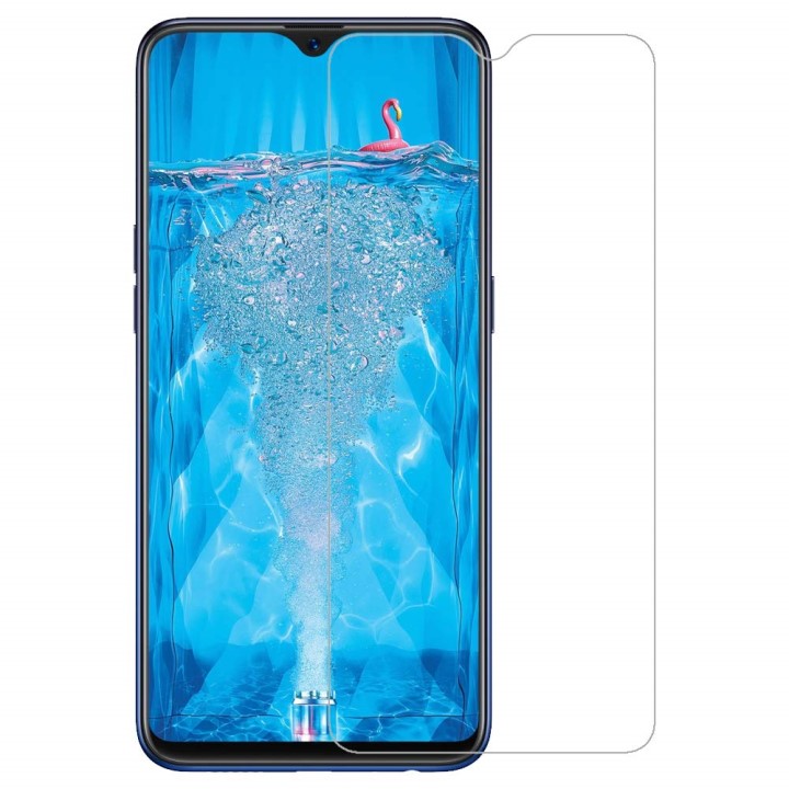 Kính Cường Lực Oppo F9 Nhám Chống Vân Tay/ Full Màn Hình/ Không Viền Màu