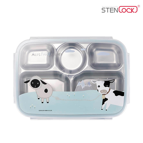 [K2V Shop] Khay Đựng Đồ Ăn Cách Nhiệt Nhiều Ngăn Cho Bé Stenlock