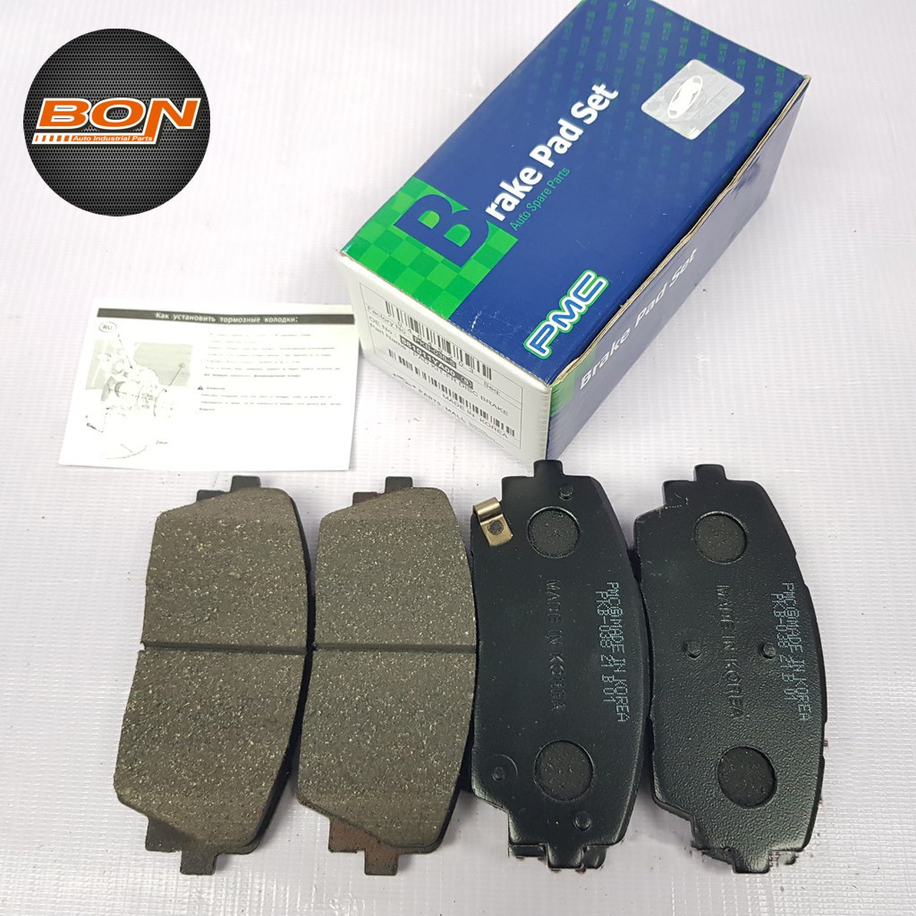 Má phanh ( bố thắng ) đĩa trước xe Kia Morning ( 2012 - 2021) ( Mã: 581011YA00 / 581011YA10 )