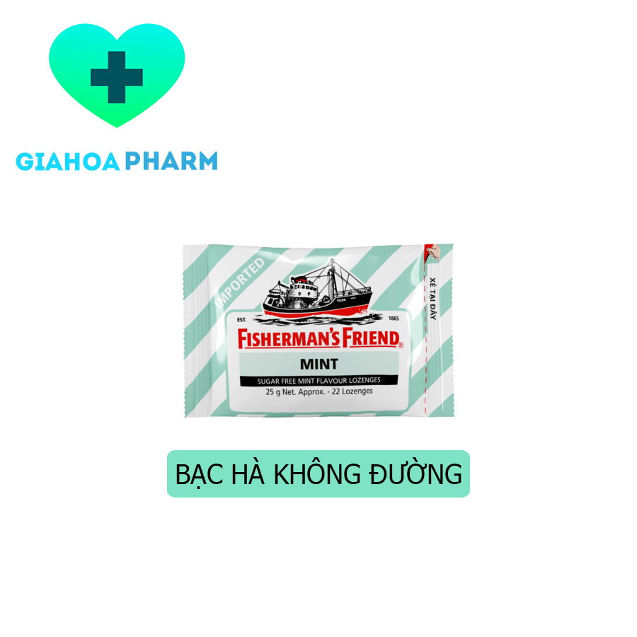 Fisherman's Friend - Kẹo cay con tàu - Mint