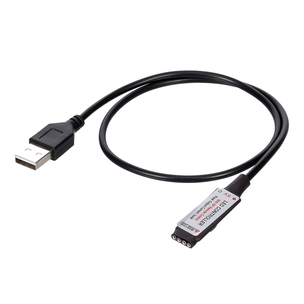 【InnovateWorld】1/2M LED Computer Case Strip Flexible RGB Lamp Tape Diode 5V Desk Screen TV Background Lighting USB Powered Remote Control. 