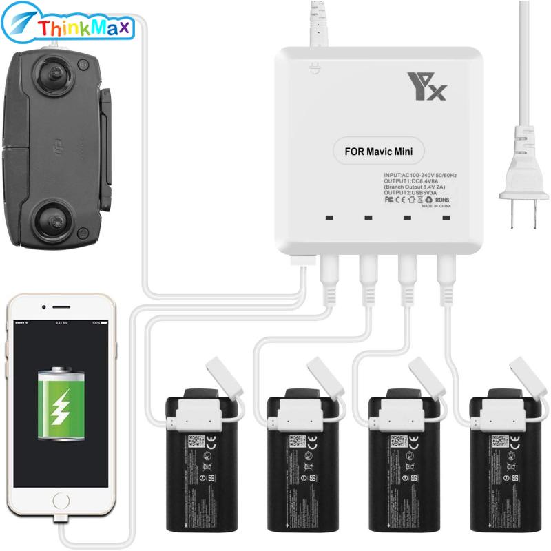 Mavic Mini Charging Station 6 in 1 Intelligent Multi Battery Charging Hub