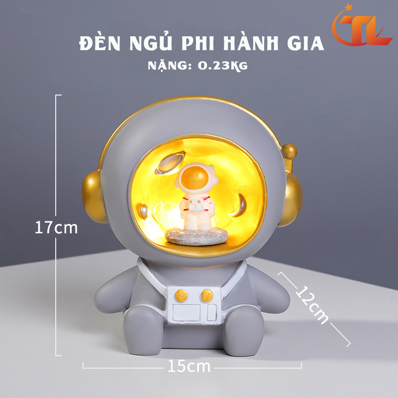 Đèn ngủ trang trí phi hành gia TẶNG KÈM 1 VỈ PIN